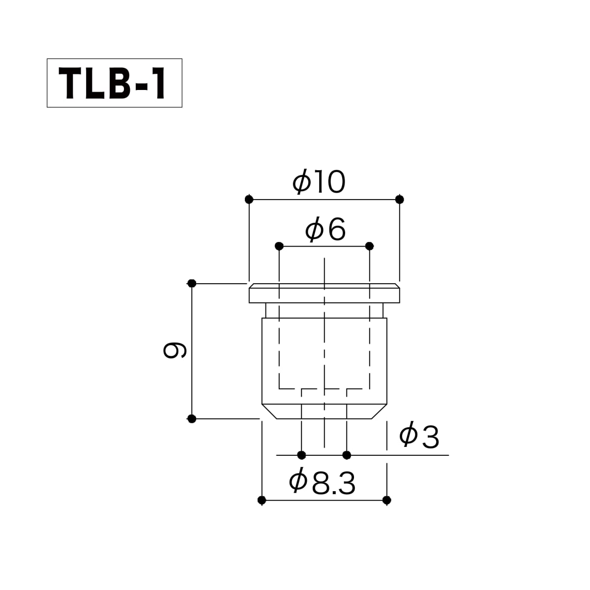 Ferrul Gotoh TLB-1 Color Black para Guitarra4
