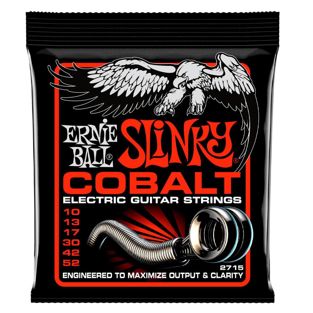 Cuerdas Mod: 2715 para Guitarra Electrica. 6-String. Slinky Cobalt Hibrida .010 - .052 0