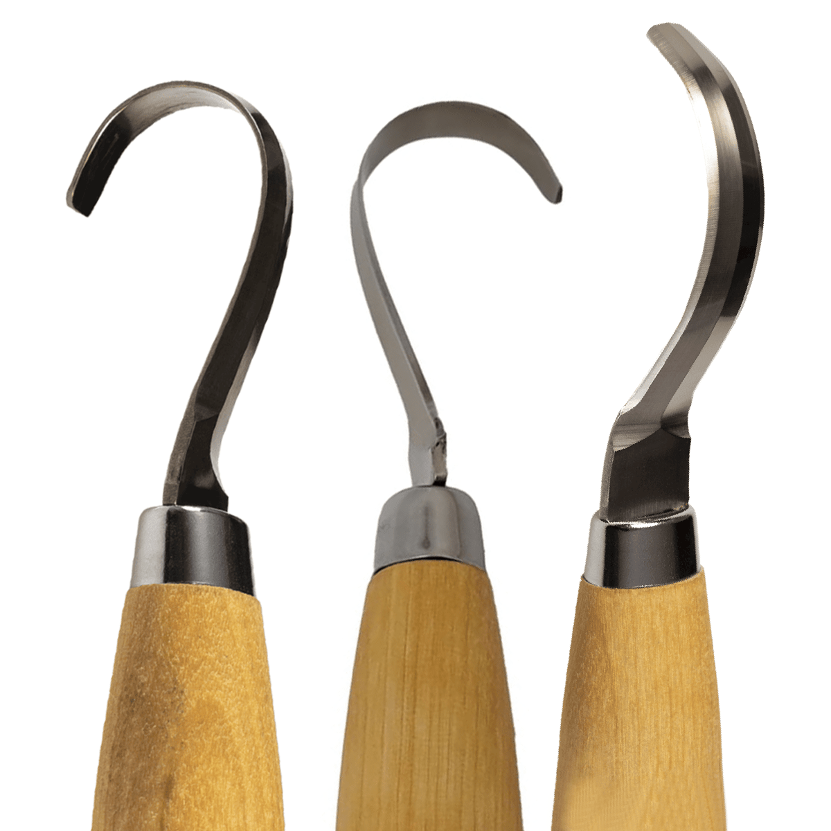 Pack de Cuchillos Gancho Morakniv Hook Knife 162, 163 y 164 con Estuche2