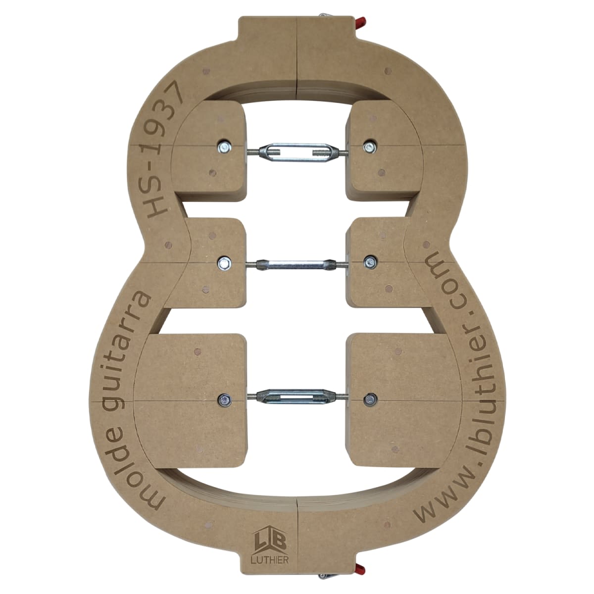 Set de Molde y Plantilla para armado de Guitarra Clásica Hauser 194719