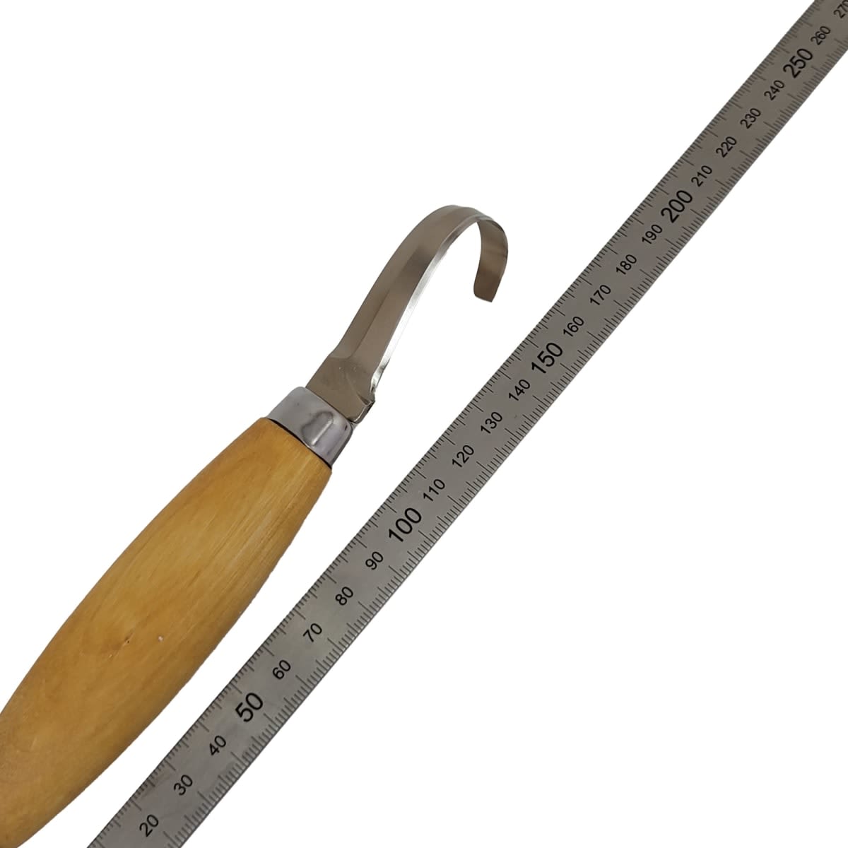 Set de 2 Cuchillos de Gancho Tipo Cuchara Morakniv para Tallado en Madera 163 y 16418