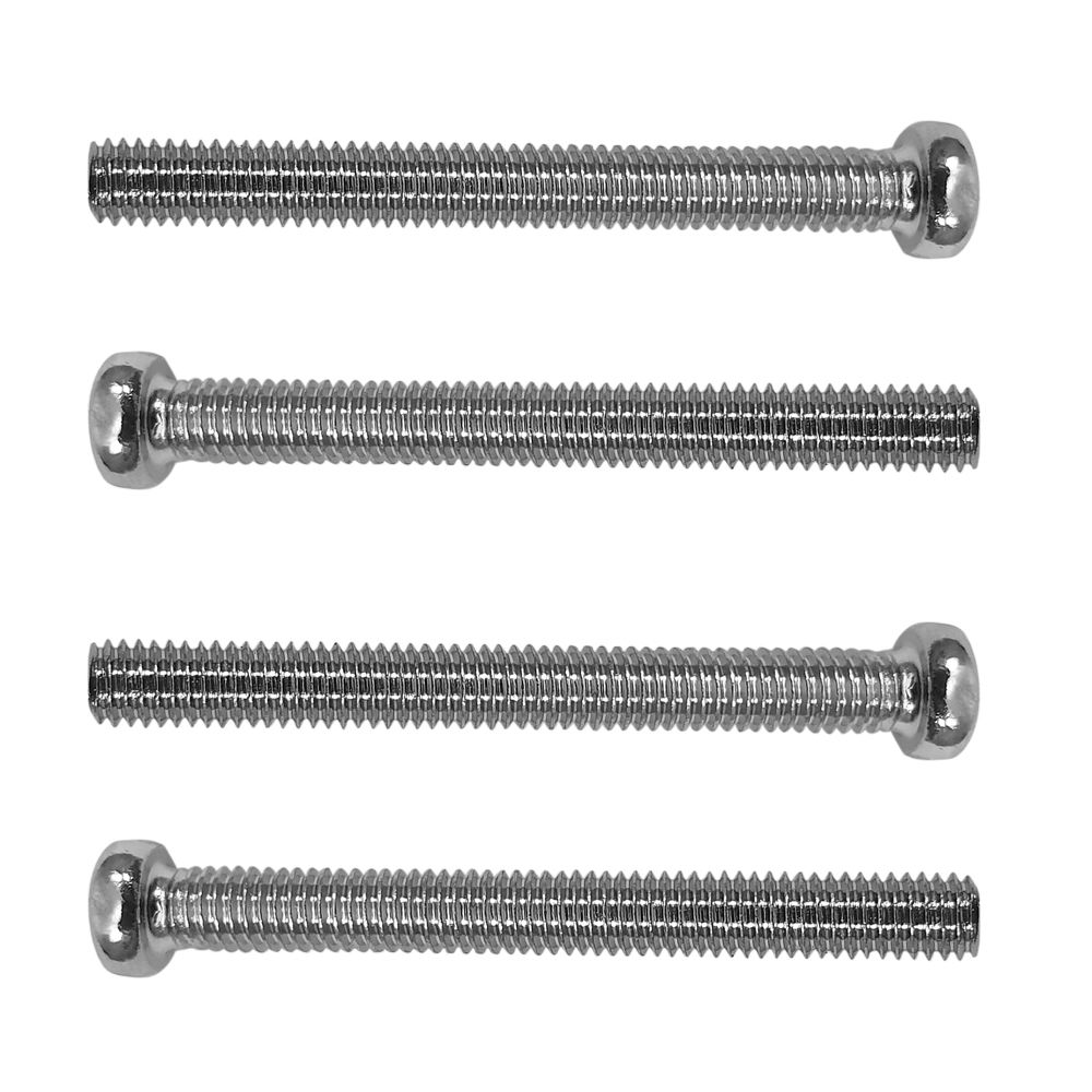 Set de Tornillos para Capsula Humbucker, Tornillos Mounting Ring y Resortes. Color Chrome 0