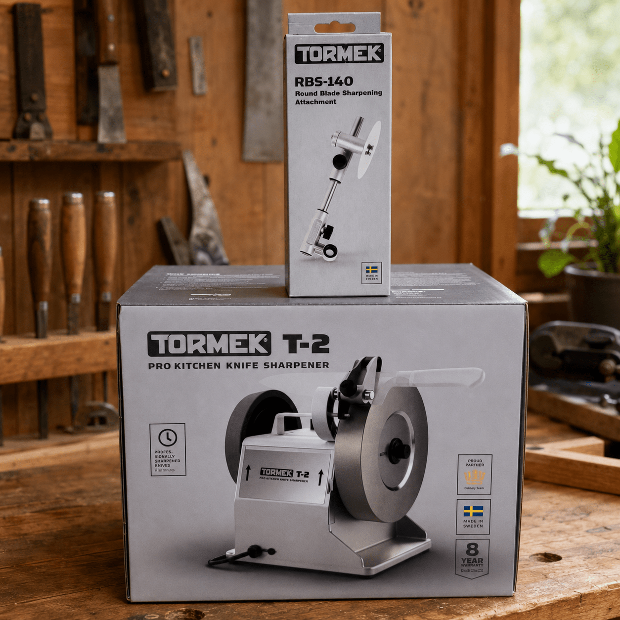 Pack Afiladora Tormek T2 + Guia RBS-140