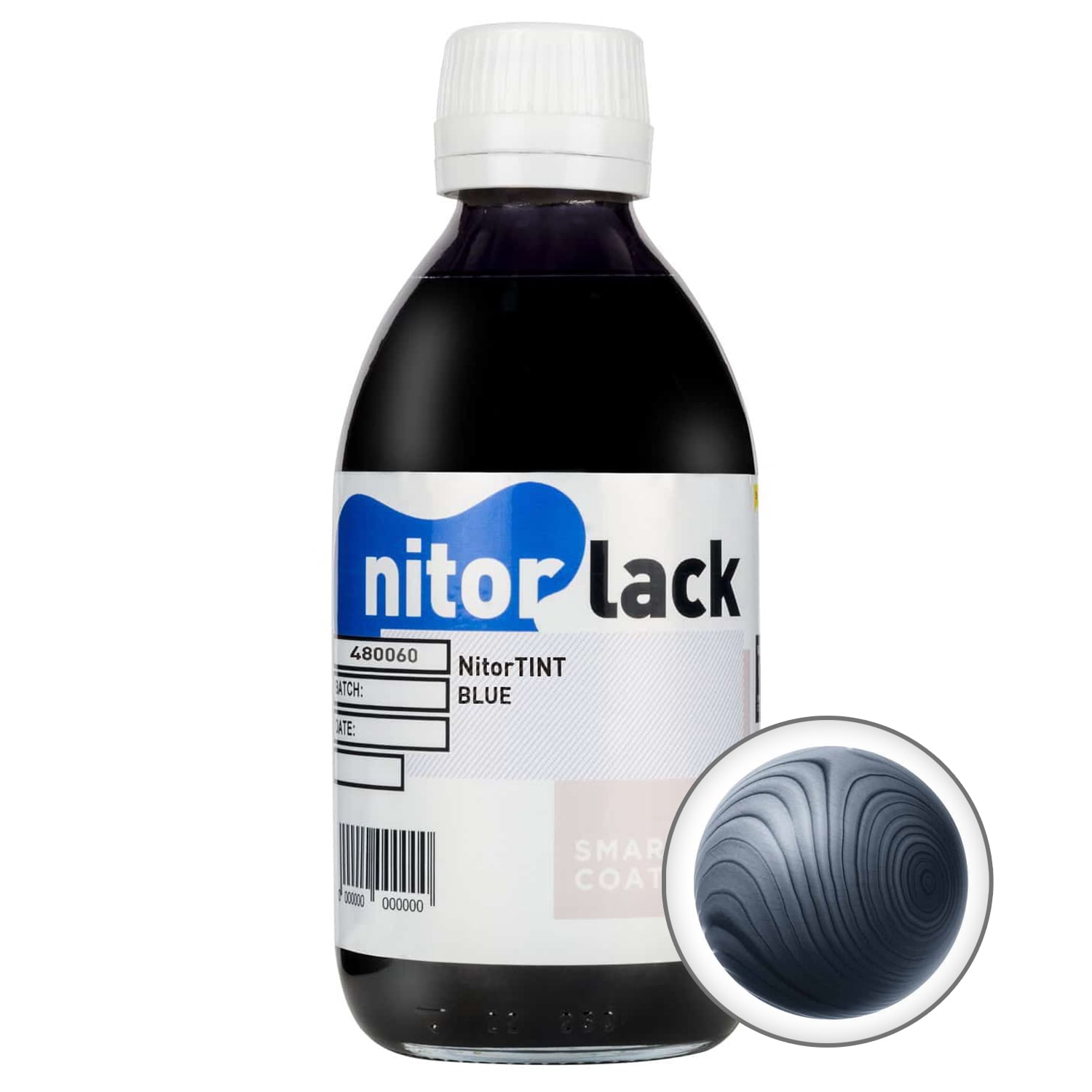 Tinta Nitorlack Azul de 250 ml para Madera