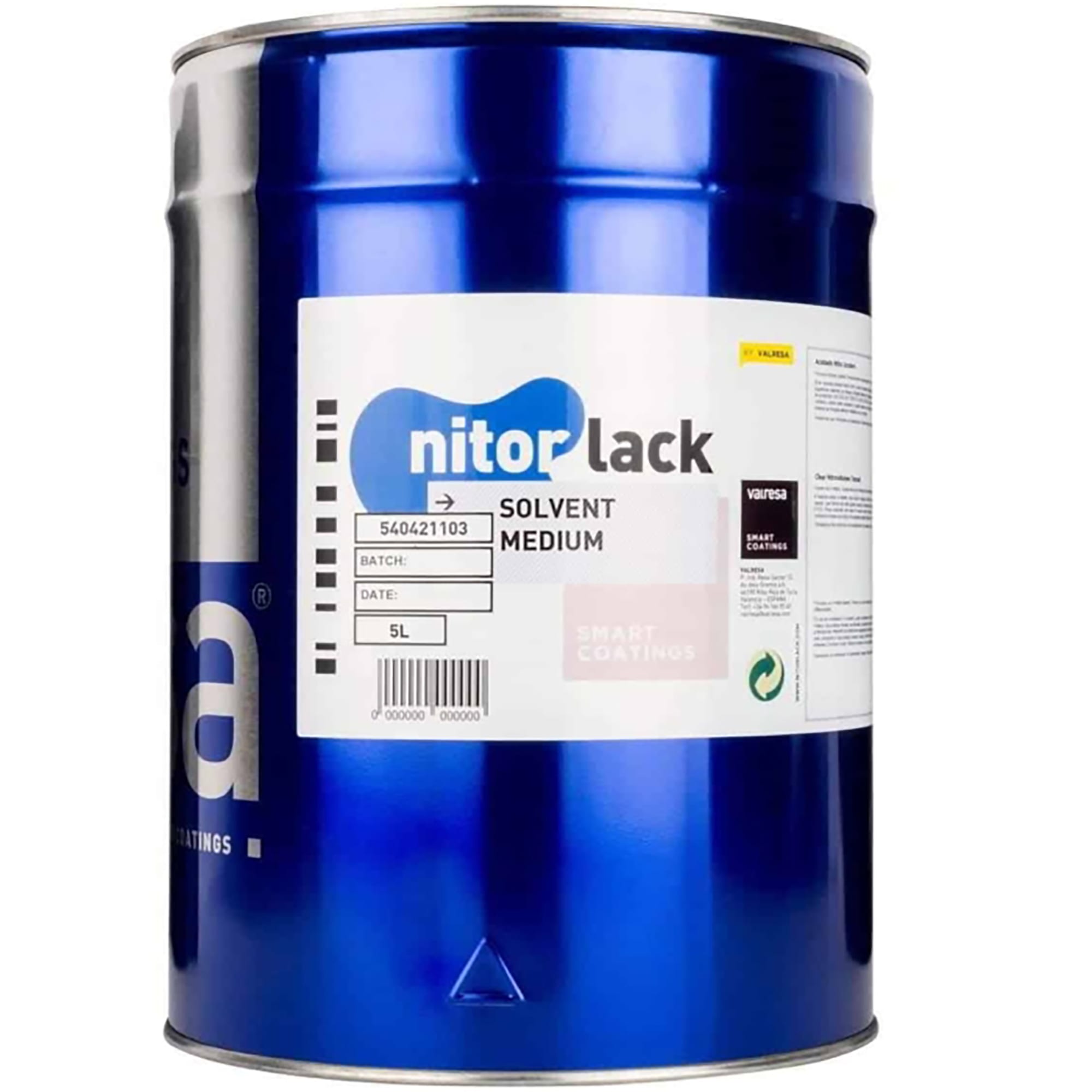 Disolvente Nitorlack Medium de 5 lts