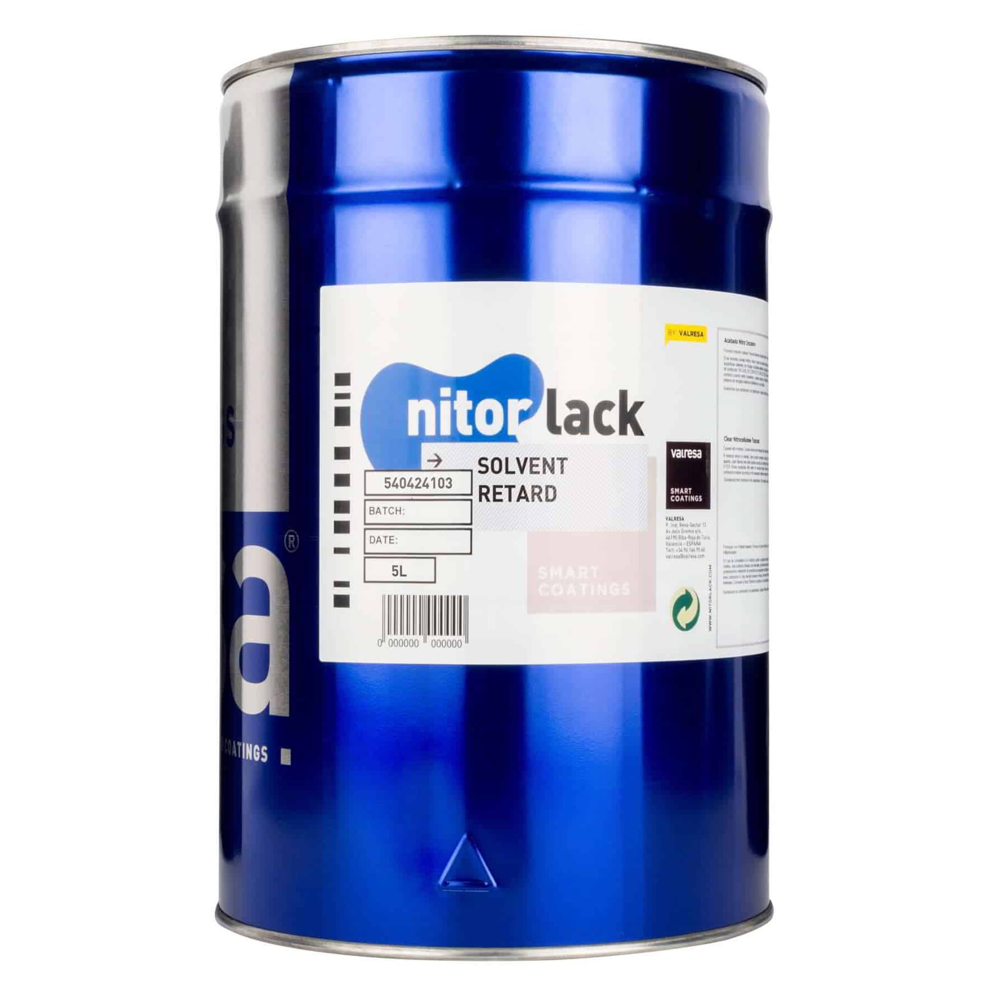Disolvente Nitorlack Retard de 5 lts