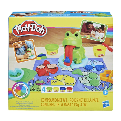 PLAY-DOH PRIMERAS CREACIONES CON LA RANA Y LOS COLORES2