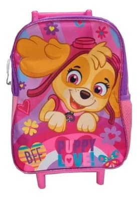 MOCHILA INFANTIL C/RUEDAS PAW PATROL GIRL1