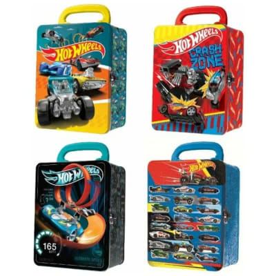 HOT WHEELS CAJA METALICA PORTA AUTOS SURTIDO1