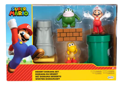 NINTENDO SET SUPER MARIO 2 5IN SET DIORAMA DESIERTO1
