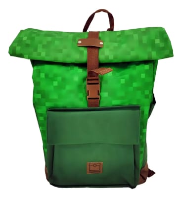 MOCH MINECRAFT S/RUEDA VERDE3