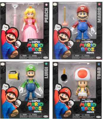SUPER MARIO MOVIE 5 FIGURE ASST (13CM.)1