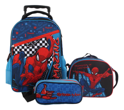 SPIDERMAN SET MOCHILA - LONCHERA - ESTUCHE1