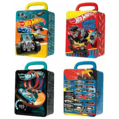HOT WHEELS CAJA METALICA PORTA AUTOS SURTIDO