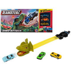 TZ PISTA DE CARRERAS T/C DINO ATTACK + 1 CAR