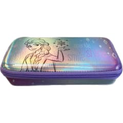 ESTUCHE EVA FROZEN ESCOLAR PARA NIÑAS FROZEN CARTUCHERA COLOR MORADO