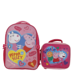 MOCHILA CON LONCHERA PEPPA