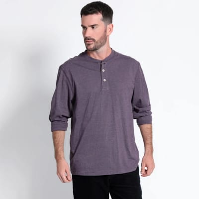 KOTTING-POLERA M/L  JERSEY BOTONES 061 MORADO1
