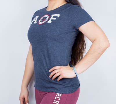 ABERCROMBIE- Polera Mujer  0047-024 azul2