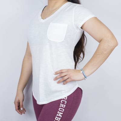 ABERCROMBIE- Polera mujer C/V 0076-001 blanca1