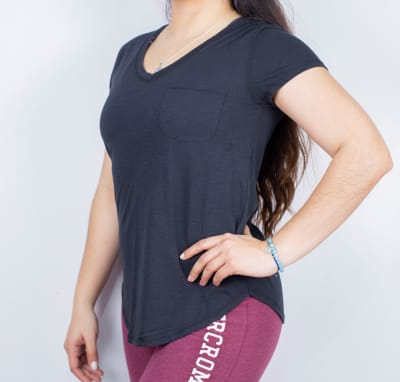 ABERCROMBIE - Polera mujer C/V 0076-091 negra1