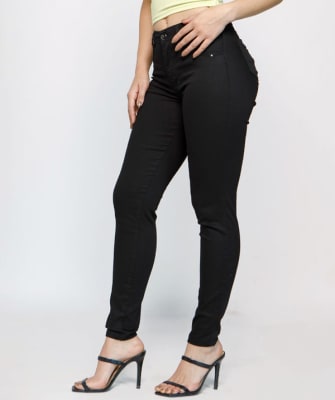 BEST WEST V25- JEANS MUJER SKINNY IVETE TIRO ALTO 1446 NEGRO1