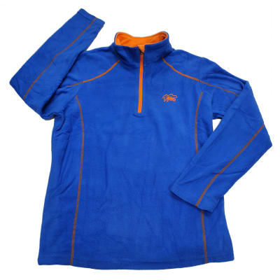 POLAR HOMBRE MEDIO CIERRE AZUL/NARANJO1