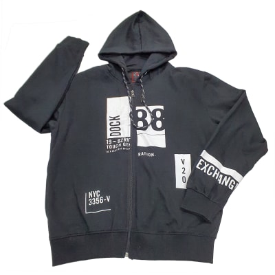 POLERON DE HOMBRE CON GORRO BLACK1