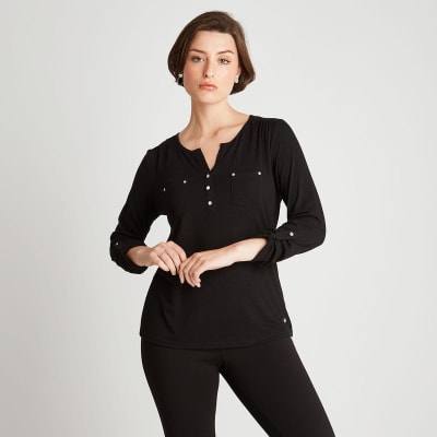 LORENZO DI PONTTI I24-POLERA MUJER 100402 NEGRO2