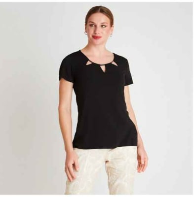 LORENZO DI PONTTI -POLERA MUJER 103056 NEGRO1