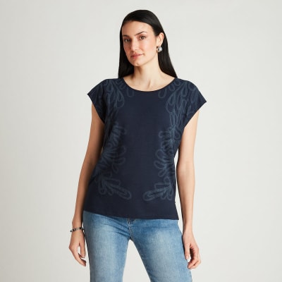 LORENZO DI PONTTI V25-POLERA MUJER 105139 AZUL1