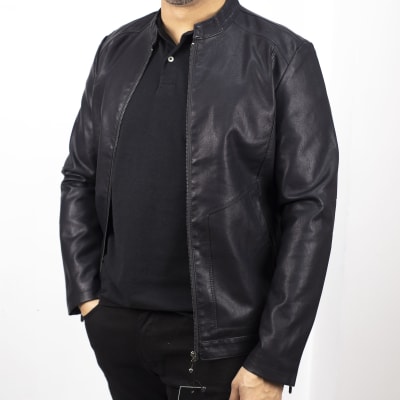JUST DENIM SPA-CHAQUETA HOMBRE CUERINA EBS-1550M NEGRO2