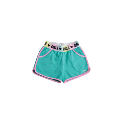 SHORT NIÑA GIRL V23MSH-38 TURQUESA1