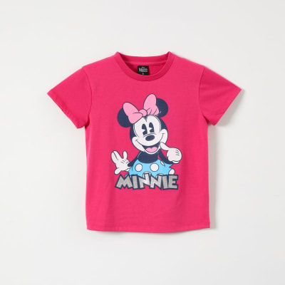 TBC V25-POLERA M/C NIÑA MESA MINNIE 314011306 ROSADO1