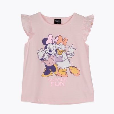 TBC V25-POLERA M/C TODDLERA FRIENDS MINNIE 314011424 ROSADO1