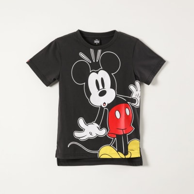 TBC V25-POLERA M/C NIÑO PERSONAJE GRAND MICKEY 314011401 NEGRO1