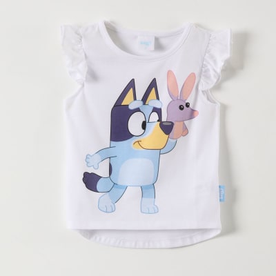 TBC V25-POLERAS NIÑA M/C TODDLERA MESA BLUEY 314011282 BLANCO1