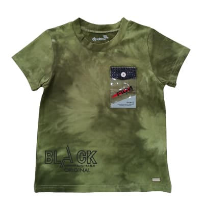POLERA NIÑO M/C TIE DYE BLACK V23H20367 VERDE1