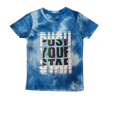 POLERA NIÑO M/C TIE DYE PUCH V23H20368 AZULINO1