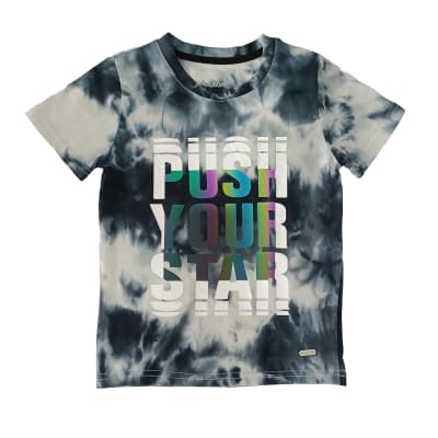 POLERA NIÑO M/C TIE DYE PUCH V23H20368 GRIS1