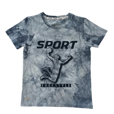 POLERA NIÑO M/C SPORT V23H20374 AZUL1