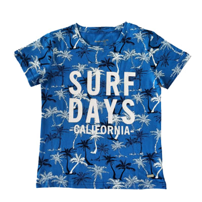 POLERA NIÑO M/C SURF V23H20379 AZUL1