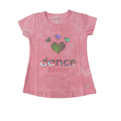 POLERA NIÑA M/C TIE DYE V23M20508 ROSADO1