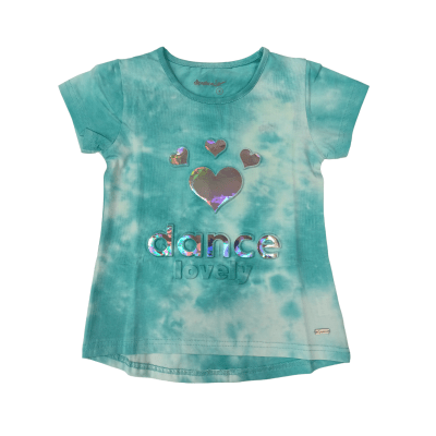 POLERA NIÑA M/C TIE DYE V23M20508 TURQUESA1
