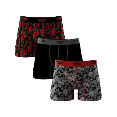 TOP-BOXER DE HOMBRE PACK 3 ROCK POWER (208P3NAV23)  208ANAV23P3C2 VARIOS COLORES1
