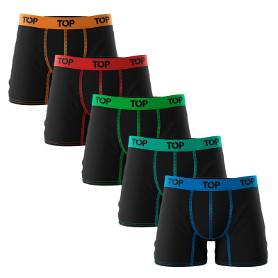 TOP V25-BOXER MEDIO ALGODÓN HOMBRE PACK 5 208P5NV24 C1 VARIOS1