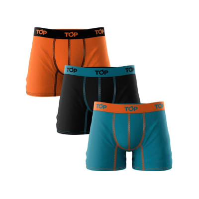TOP-BOXER DE HOMBRE PACK 3 (208 P-3)208P3C20 TRICOLOR1