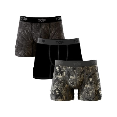 TOP-BOXER DE HOMBRE PACK 3 ROCK POWER (208P3NAV23)  208P3NAV23C1 VARIOS COLORES1