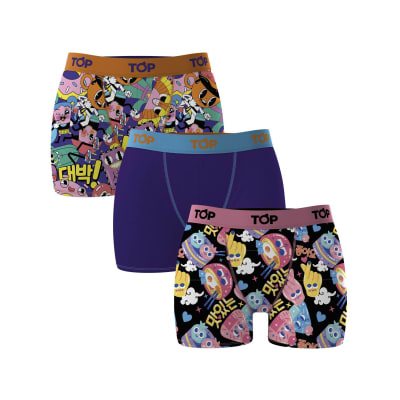 TOP-BOXER DE HOMBRE PACK 3 K-POP ENERGY (208P3NAV23) 208P3NAV23C6 VARIOS COLORES1