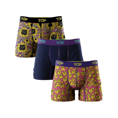 TOP-BOXER DE HOMBRE PACK 3 ELECTRONIC VIBES (208P3NAV23) 208P3NAV23C7 VARIOS COLORES1